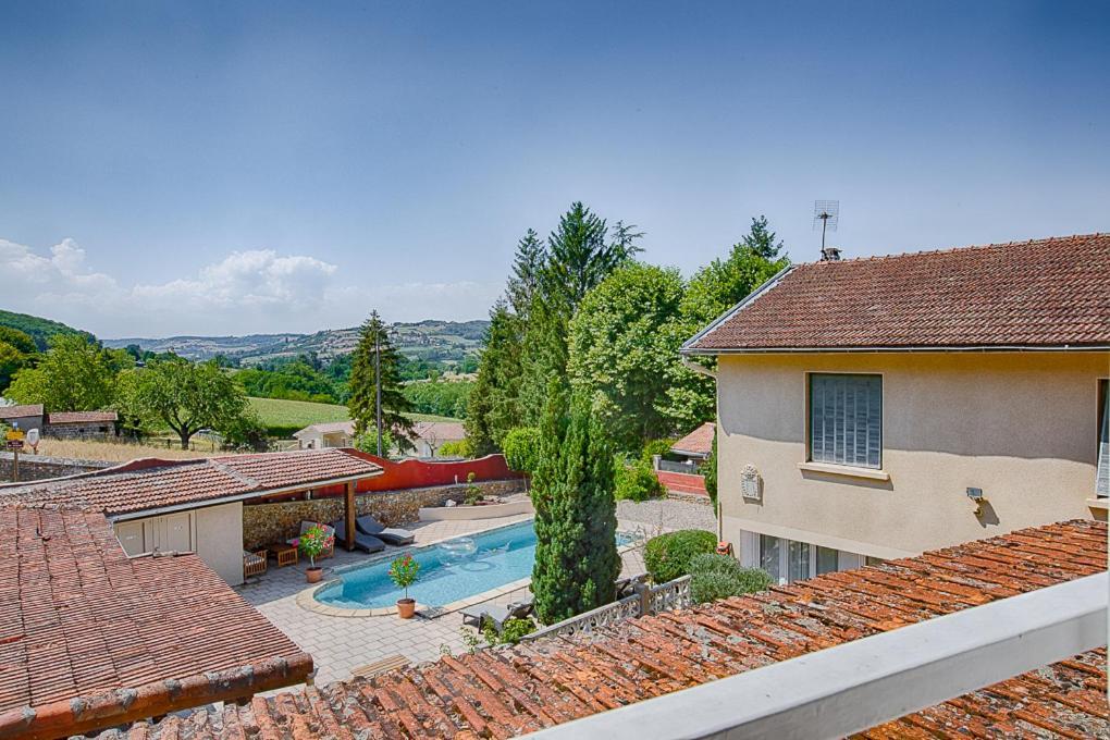 La Maison D'Hana Saint-Bonnet-de-Valclerieux Bagian luar foto